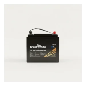 Greatwhite Litiumbatteri LifePO4 12V 50Ah 150A BMS